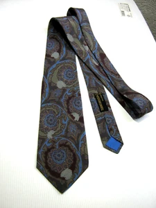 PIERRE CARDIN PARIS NUOVA NEW PURE SILK  SETA Vintage 90 ORIGINALE MADE IN ITALY - Picture 1 of 4