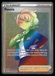 Tarjeta Pokémon Peonia (Secret) casi nueva 219/198 SWSH06: Chilling Reign - Imagen 1 de 2