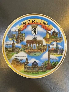 Vintage Porcelain HandPainted Decor Plate Wall Hanging Souvenir Germany Gerz Art - Picture 1 of 6