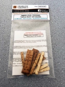 Timber Level Crossing Triple Pack (HO) Pack LRB-HO-02R - Picture 1 of 2