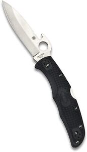 Spyderco Endura 4 Wave Opener Knife 3.8" VG10 Blade Wave Gray FRN Handle C10PGYW