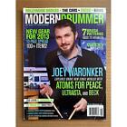 ATOMS FOR PEACE MODERN DRUMMER MAGAZINE JUNE 2013 JOEY WARONKER COVER WITH MORE 
