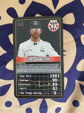 Lewis Hamilton  Top Trumps 2016 Grand Prix Heroes F1  Formula One CARD RARE