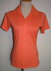 Nike Golf Small Shirt Dri Fit Tour Performance Orange Athletic Collared Top