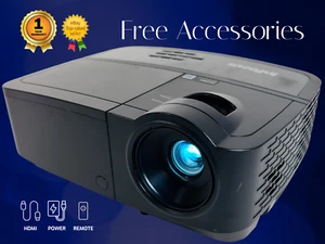 Refurbished - InFocus IN2124a DLP Projector 3500 ANSI HD 1080p HDMI w/Bundle - Picture 1 of 12