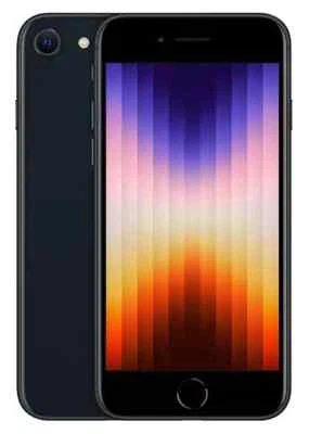 Apple iPhone SE 3ª Generación 2022 64 GB Medianoche (DESBLOQUEADO) Verizon T-Mobile MUY BUENO Foto 1 de 3