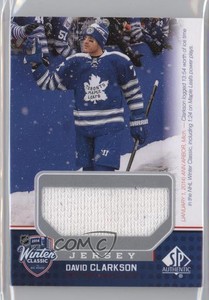 2014 SP Game Used Stadium Series/Winter Classic Materials Jersey David Clarkson