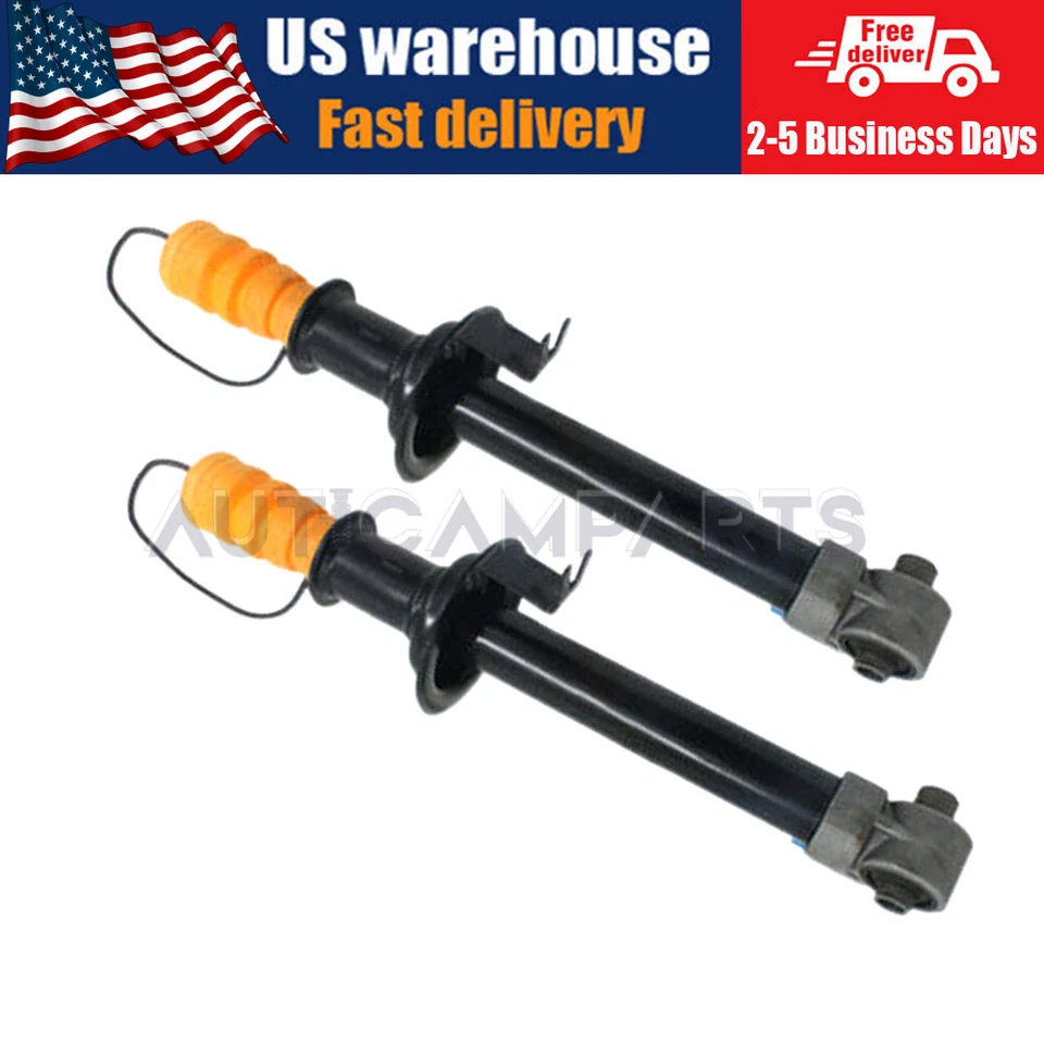 Pair Rear Shock Absorber Struts EDC Fit BMW E38 740i 740iL 750i 750iL 1995-2001 - Image 1 of 4