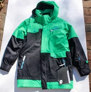 $180 NWT~ ORAGE ~ Boys size 14 XL ~Green/Black~ Prime Tech Jacket~removable hood - Picture 1 of 12