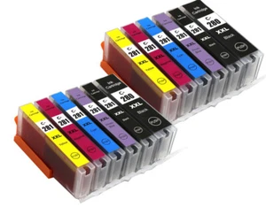 PGI-280XXL CLI-281XXL Ink Cartridges Pack for Canon TS8322 TS8222 TS8320 TS9120 - Zdjęcie 1 z 9