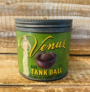Vintage Venus Tank Ball Advertising Container w/ Tank Ball - Picture 1 of 8