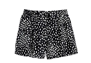 Vineyard Vines Shorts Girls L/14 Animal Print Black White Elastic Tie Waist NWT - Picture 1 of 7