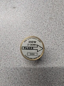 Bird Plug in Slug Element 250H 250W 2-30 MHz for BIRD Power Meter - Zdjęcie 1 z 1