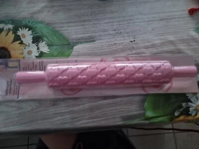 Prägerolle Fondant Herzen Rosa - Bild 1 von 3