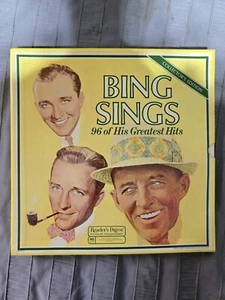 Bing Crosby Sings 96 Of His Greatest Hits 1978 Reader's Digest 8 LP Box Vinyl - Picture 1 of 5