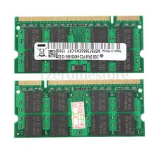 Memoria RAM 4GB 2x2GB DDR2-800 PC2-6400 800Mhz Laptop Notebook SDRAM 200-pin