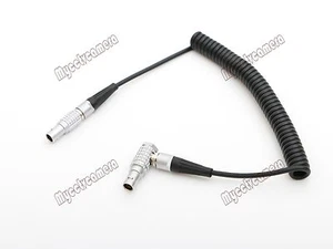 TIME CODE Cable 0B 5pin Male to Male Coiled for Sound Devices,ZAXCOM,DENECKE - Picture 1 of 6