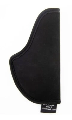 BlackHawk 40IP07BK TecGrip IWB Holster Size 7 Black Ambidextrous - Image 1 of 2