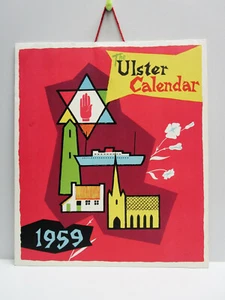 De colección - Calendario del Ulster - Impreso en Irlanda del Norte - 1959 - Imagen 1 de 11