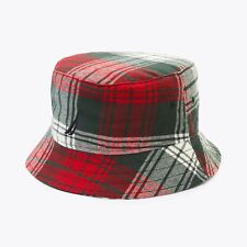 Nautica Flannel Bucket Hat Size L/XL Red Plaid