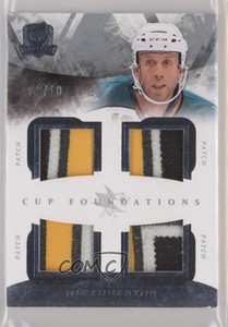2010 Upper Deck The Cup Foundations Quadruple Jersey /10 Joe Thornton Quad Patch