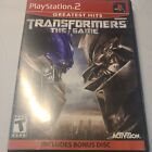 Transformers: The Game Greatest Hits Sony PlayStation 2 PS2, 2007