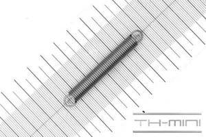 Molla di trazione 1 mm gancio occhiello 7,3 x 56,5 mm 4,3 kg spirale acciaio inox metallo - Foto 1 di 1