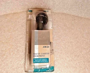 Labtec deluxe cassette microphone AM-22 plus adapter and 8' cord - Picture 1 of 10