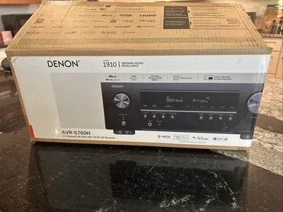 Denon - AVR-S760H( 75W X 7) 7.2-Ch. with HEOS and Dolby Atmos 8K Receiver - Image 1 of 4