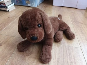 Peluche electrónico Nintendogs Chocolate Labrador Dog 2006 juguete suave - Nintendo - Imagen 1 de 17
