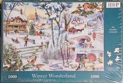 Winter Wonderland 1000 Piece Jigsaw Puzzle HOP House of Puzzles New Sealed -GT48 - Image 1 of 4
