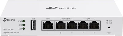 TP-Link Festa FR205, Multi-WAN Wired Router, Up to 3 Gigabit WAN Ports & One USB - Image 1 of 4