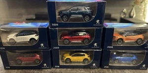 Peugeot 208 2008 3008 Minicar Set 7 Units Norev 3 Inch - Picture 1 of 10