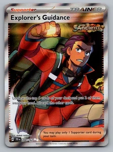 Explorer's Guidance - Ultra Rare Pokemon SV05: Temporal Forces 200/162 NM - Picture 1 of 2