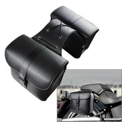 Pair Saddlebags Luggage Tool Bag Saddle Bags For Harley Sportster For Honda — 第 1/4 张图片