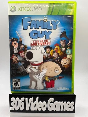 Family Guy Back to the Multiverse Juego Microsoft Xbox 360 - Sin Manual Foto 1 de 4