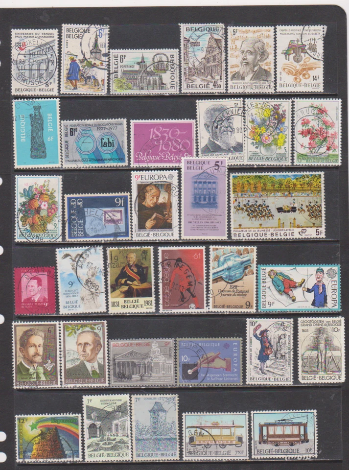 Belgium Used Collection of 70's & 80's Commemoratives - Image 1 of 1