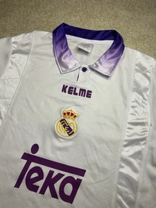 Real Madrid 1997/98 UCL Home Fernando Hierro #4 Herren Medium - Bild 1 von 9