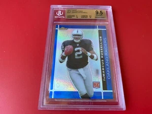 Tarjeta JaMarcus Russell Finest Refractors Rookie/299 BGS 9,5 GEMA COMO NUEVA - Imagen 1 de 2