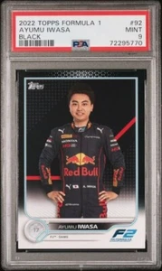 2022 Topps Formula 1 Ayumu Iwasa /10 PSA 9 Black #92 - F1 - Picture 1 of 2