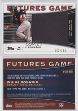 2010 Topps Pro Debut Futures Game Relics /199 Wilin Rosario #FGR-WR