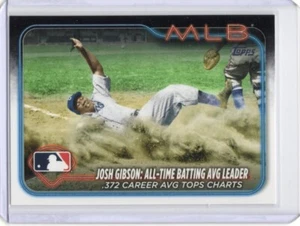 Serie de actualización Topps 2024 - Lista de verificación destacados de la temporada Josh Gibson #US191 - Imagen 1 de 2