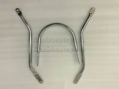 REAR FENDER BUMPER BRACES BAR FOR INDIAN CHIEF 1940-1953 CHROME - Image 1 of 4