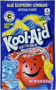 Kool-Aid Twists Soft Drink Mix - Ice Blue Raspberry Lemonade Unsweetened 12 Pack