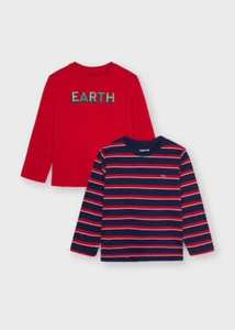 Mayoral Boys Long Sleeved T Shirt Set “ Ecofriends” (04082)Aged 2-9 Yrs - Picture 1 of 4