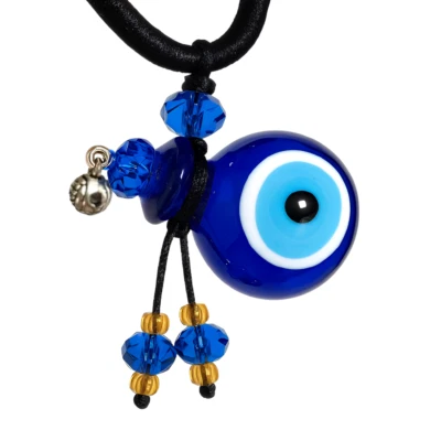 Collar colgante medallón botella mal de ojo perfume recuerdo escondite vidrio joyería Foto 1 de 4