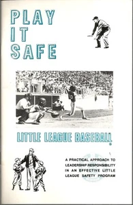 "Play It Safe" - 1983 Little League Baseball Safety Handbook - Picture 1 of 2