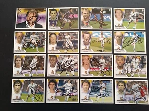07-08 R Madrid Trading Cards Hand Autographs Casillas Higuaín Robinho Pepe Raúl - Imagen 1 de 12