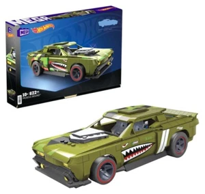 MEGA Blocks Hot Wheels Muscle Bound HHL99 Set 1:18 Scale 622 Pcs Damaged Box - Picture 1 of 5