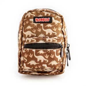 444650 DINOSAUR FOSSILS BOOBOO MINI BACKPACK WITH ELASTIC STRAPS AND CARABINER - Picture 1 of 2